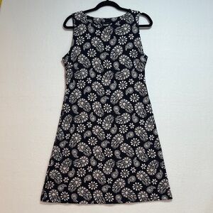 Tommy Hilfiger Paisley Floral Shift Dress Navy Size 10
